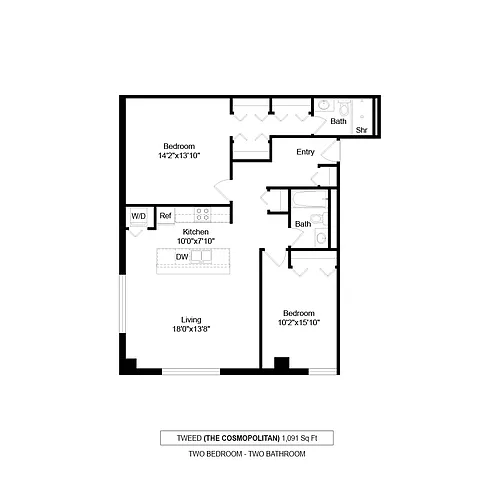 Floor plan Tweed