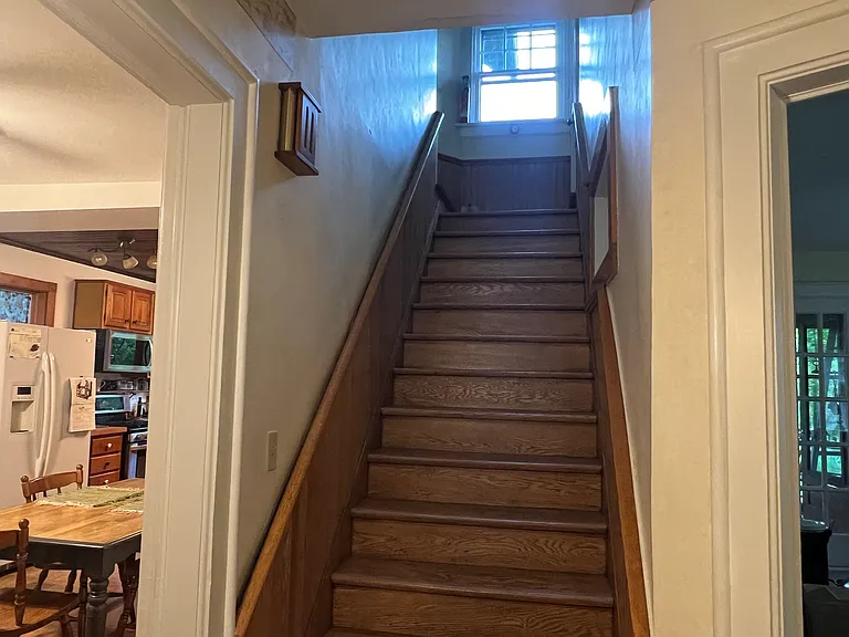 Stairway between first & second floors