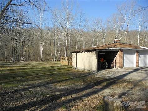 The built on shed is great for storing outdoor equipment or could be easily removed.