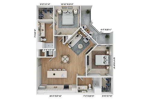 Floor plan B3