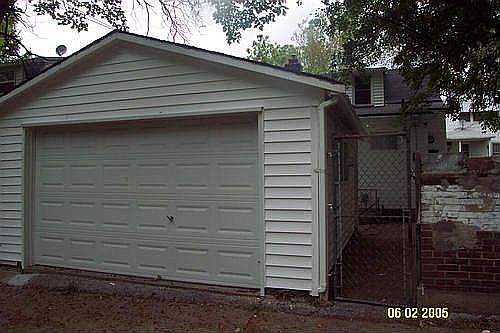Garage/Alley View