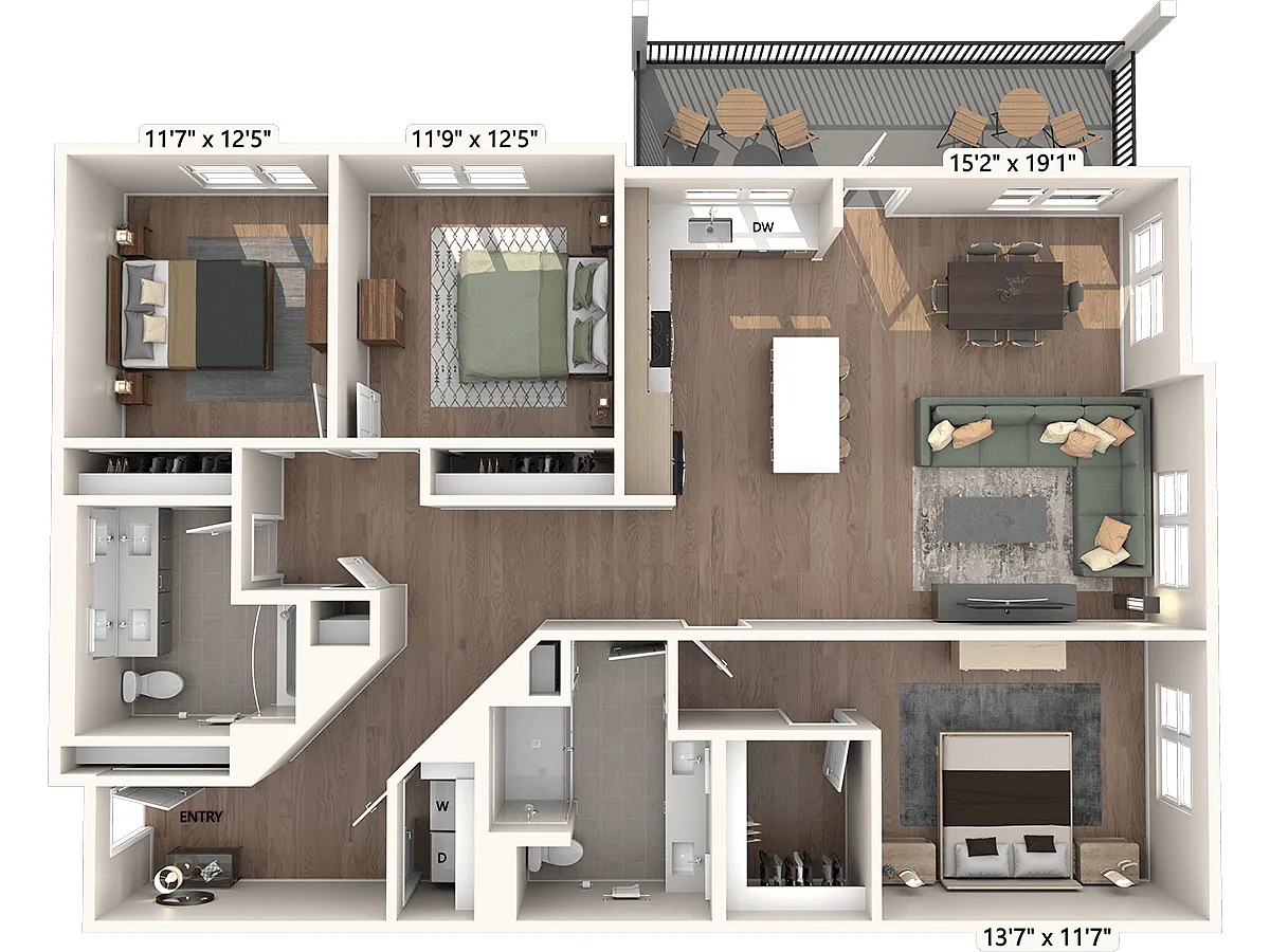 Floor plan C2U