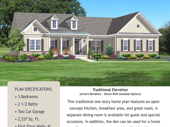 Nathan Hale - Traditional Plan, Old Orchard at Stones Crossing