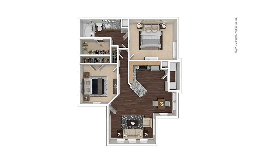 Floor plan The Lonestar
