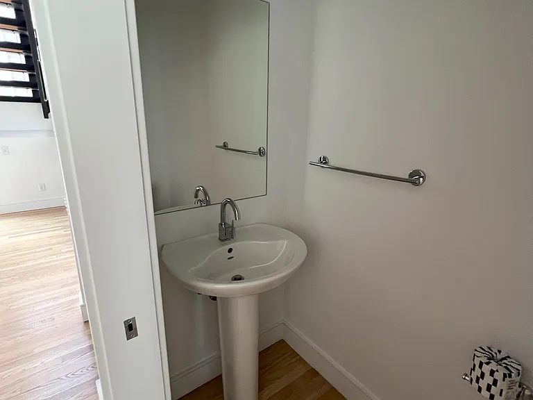 Bathroom off of kitchen