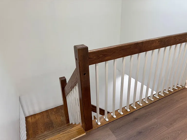 Refreshed oak stairs.