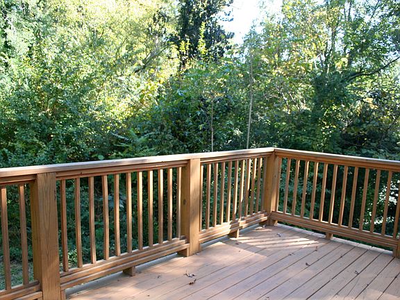 Deck w/Wooded Backyard