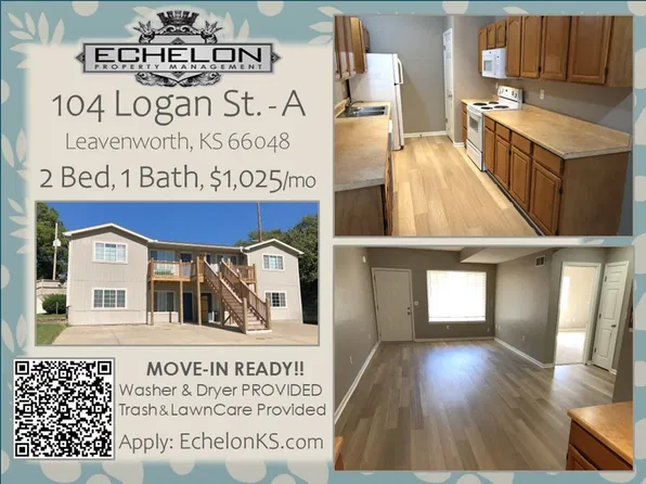 104 Logan Street, 104 Logan St APT A, Leavenworth, KS 66048
