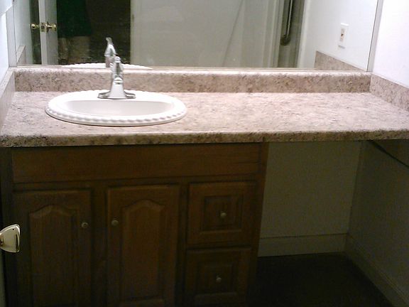 Brand new bathroom vanity