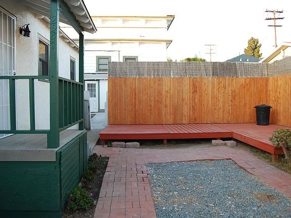 Large private deck