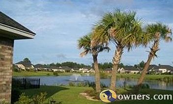 View of Lake from right side of home