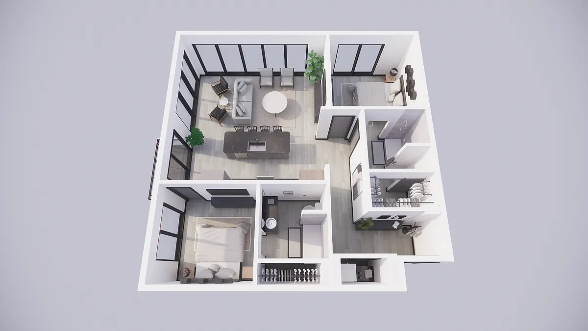 Floor plan The Sawyer