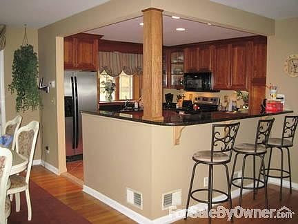 Open Floor Kitchen, Dining Room, Living