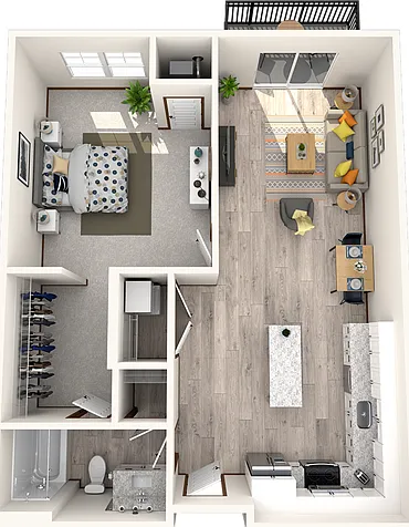 1 bedroom, 1 bathroom 1 bedroom, 1 bathroom