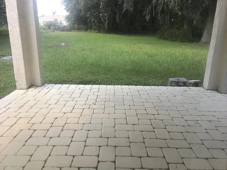 Backyard patio