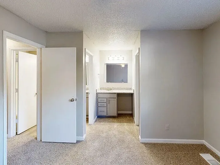 Bedroom with Split-design Bathroom