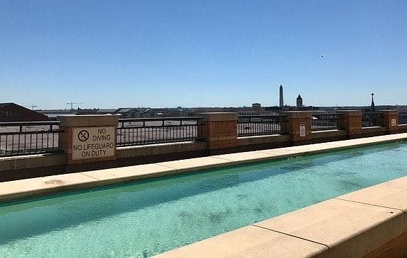 Pool with View of the Washington Monument