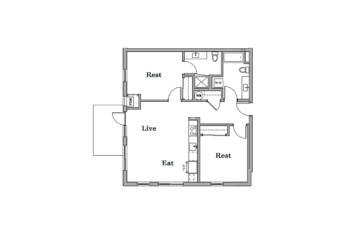 Floor plan D1