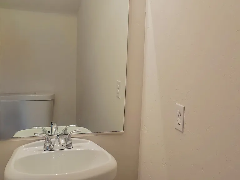 down stairs 1/2 bath
