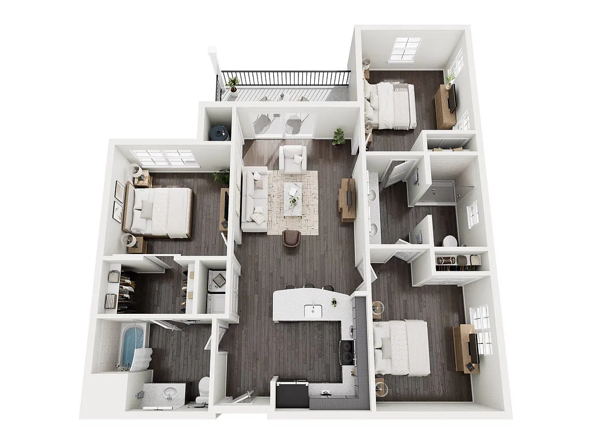 Floor plan 3Aa ADA