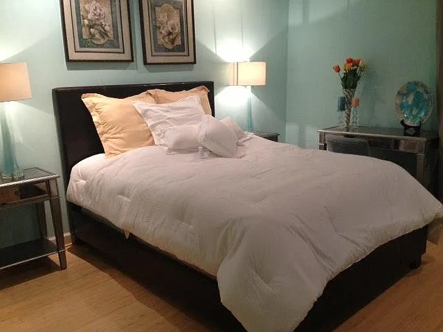 Bedroom
Note: It has all been painted in the lightest shade of gray