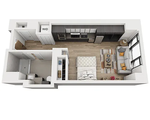 Floor plan Studio E1T