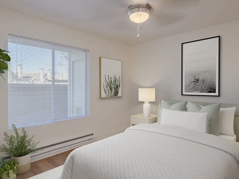 Bedroom with Hard Surface Flooring