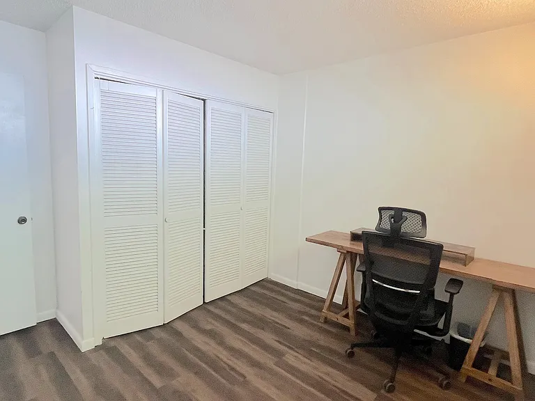 This view shows closet with plenty storage in this room as well!