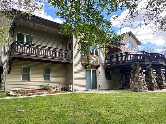 Covered patio&entrance below