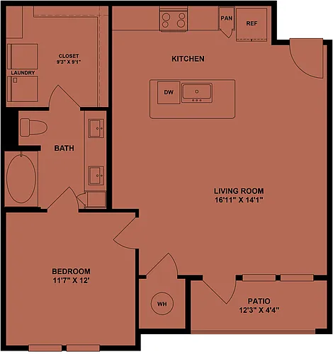 Floor plan A2-Redbud