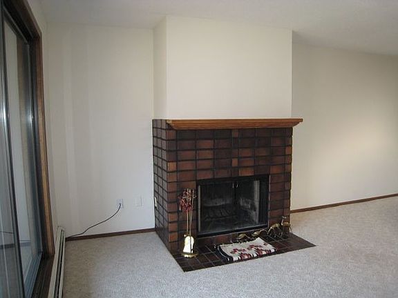 Fireplace in living room