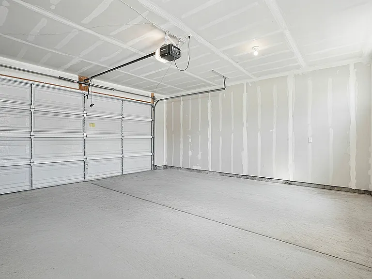 Spacious and well-lit double garage