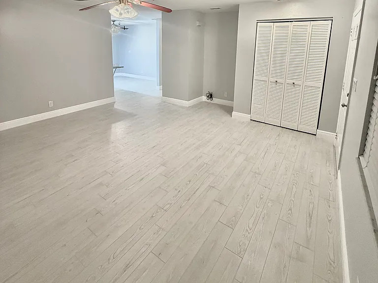 living room corner view