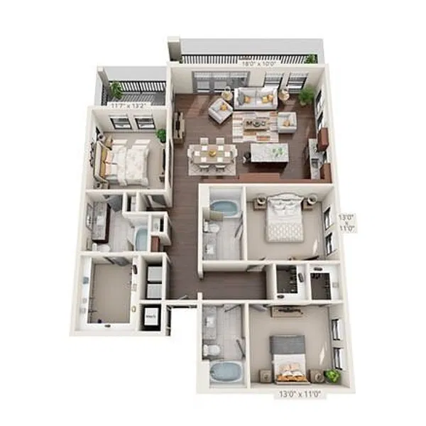 Floor plan C1