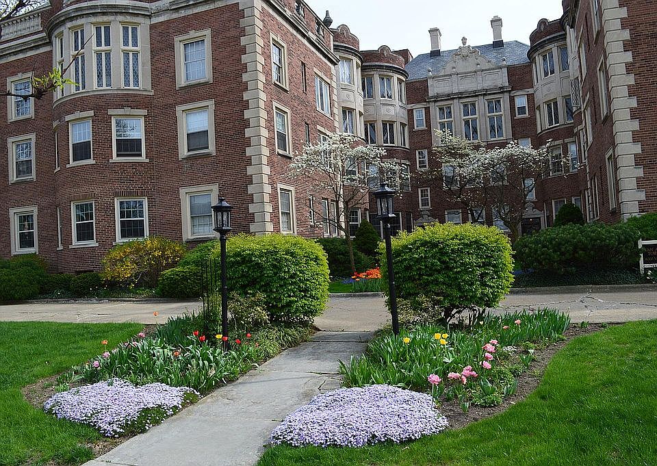 Front courtyard