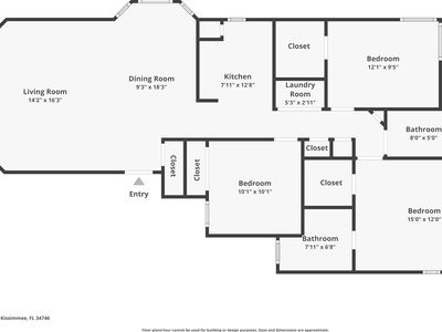 5002 Laguna Bay Cir APT 1, Kissimmee, FL, 34746