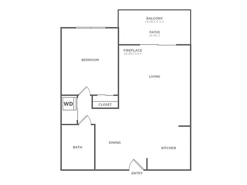 Floor plan B - Sophisticated