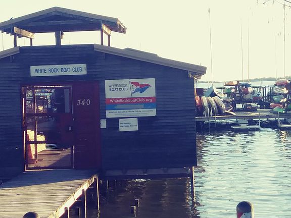 Boating club at White rock lake near by.