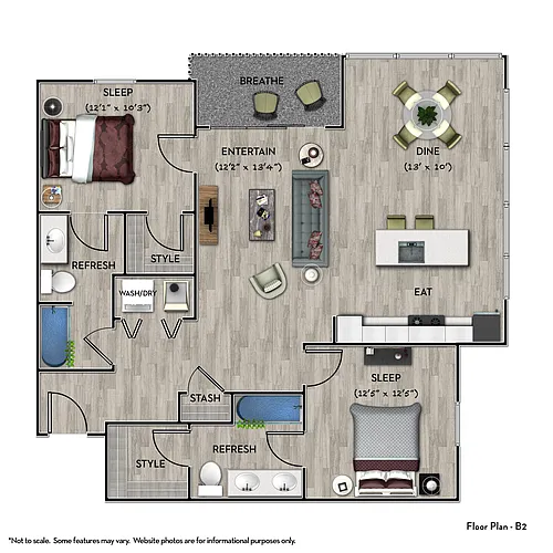 Floor plan B2A LUXE