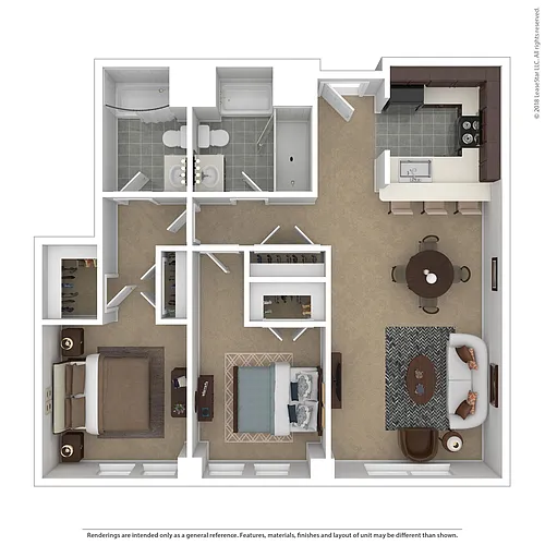 Floor plan 2 Bedroom