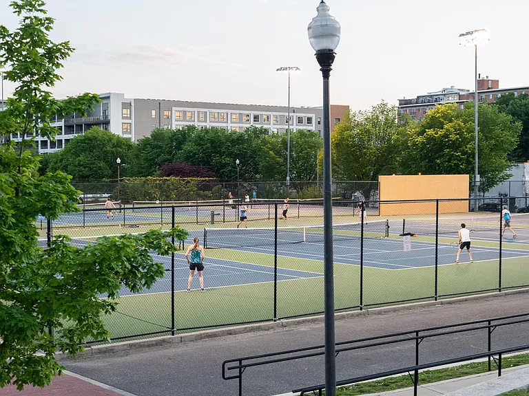 Across the Street Banneker Tennis Courts