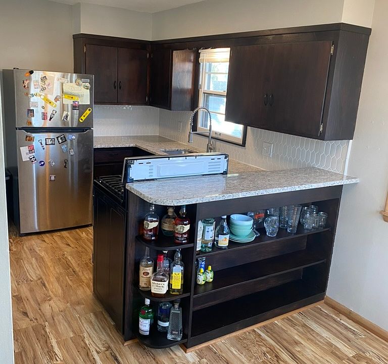 Kitchen view from dining area