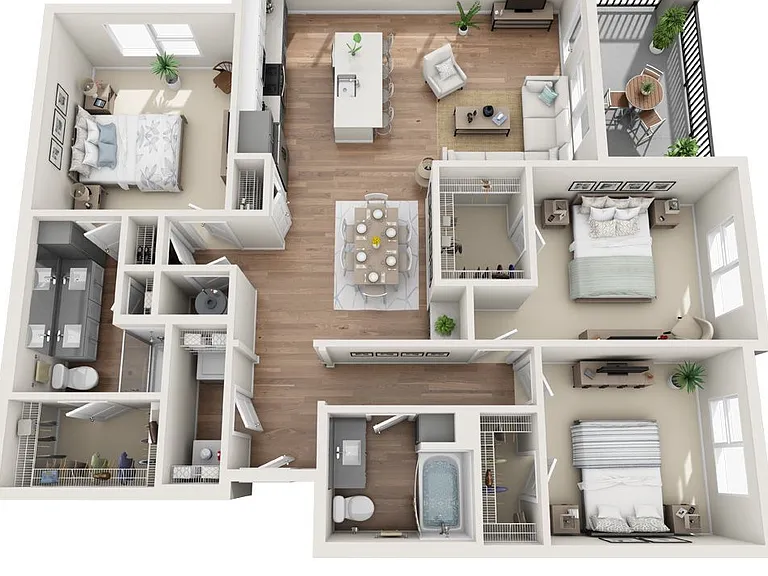 The Sawyer Providence Farm - C1 - 2 Beds - 2 Baths - 1470 Sq. ft.