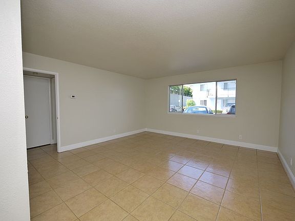 Living Room with Tile Floor