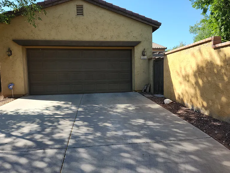 Garage entrance from back alley