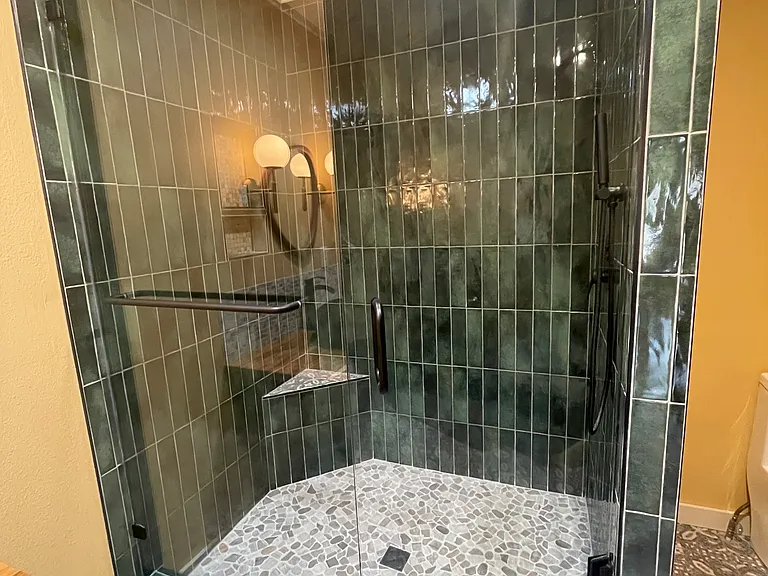walk-in shower