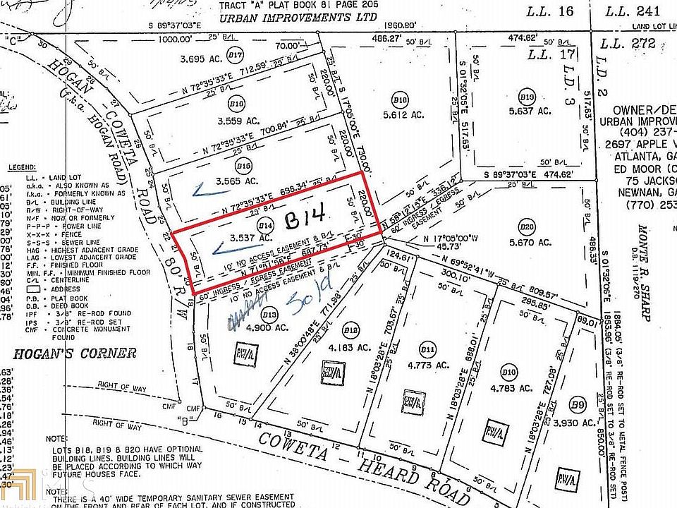 1st image of 14 14b Hogan-coweta Rd Lot 14B