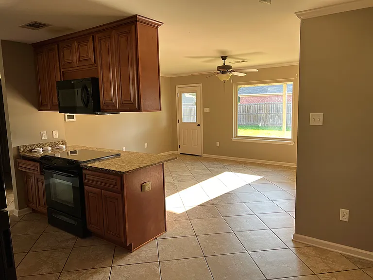 Looking into living room from kitchen