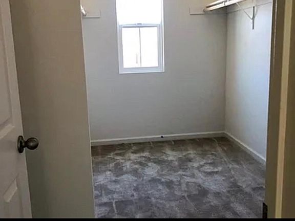 Master bedroom walk in closet