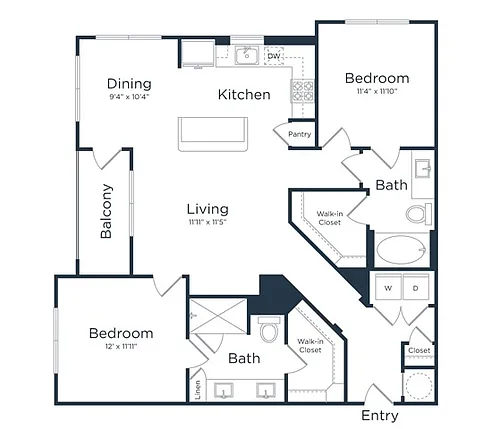 Floor plan B1
